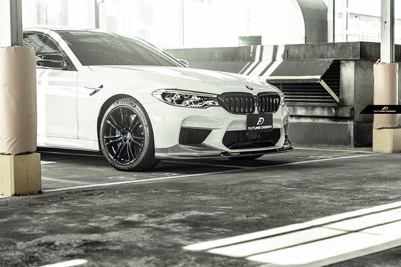 BMW F90 M5 - 3D Carbon Front Lip 002